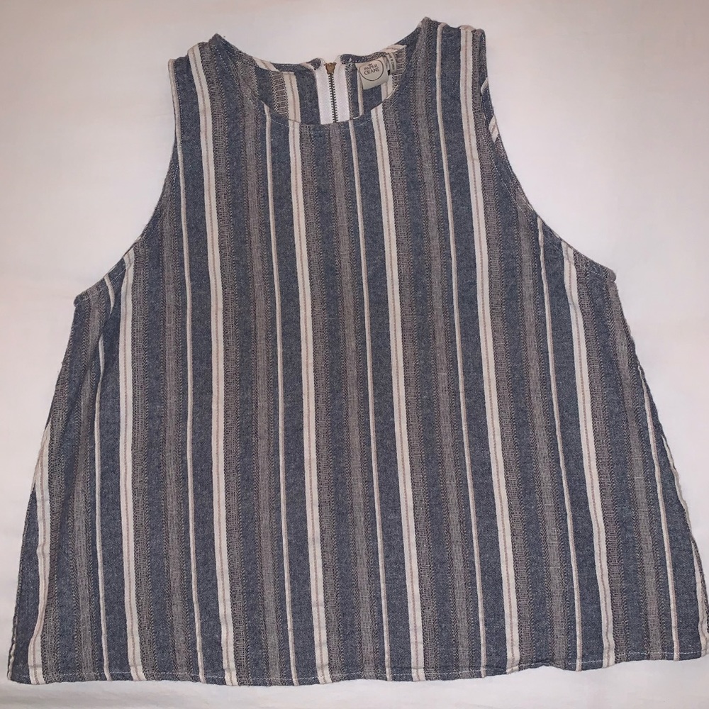 Linen Paper Crane tank top.